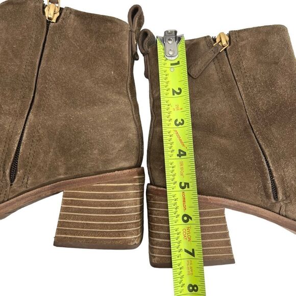 Tory Burch Casual Zip Up Booties in River Rock - Picture 9 of 16